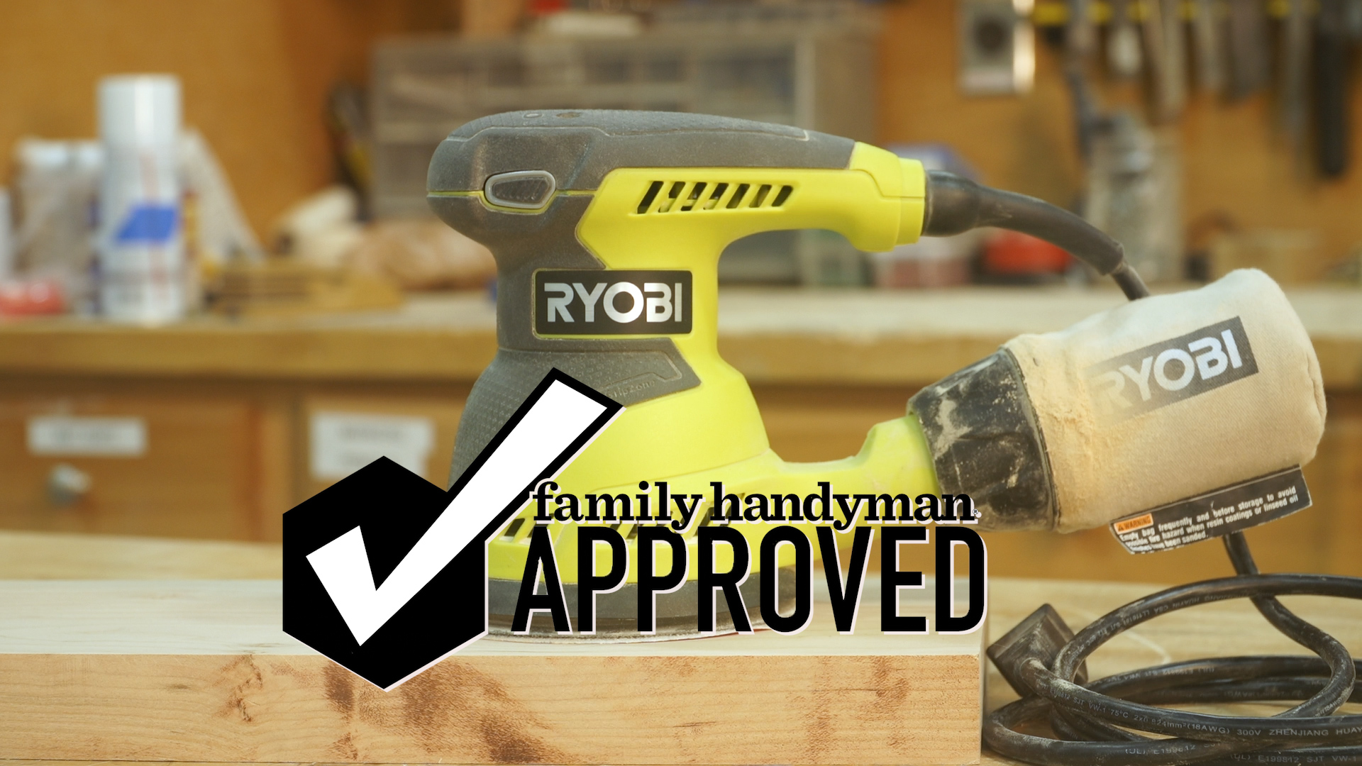 FHM Approved Ryobi Orbital Sander